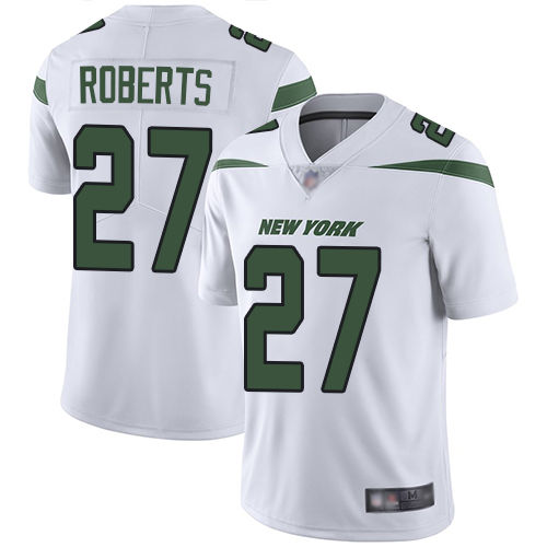 New York Jets Limited White Youth Darryl Roberts Road Jersey NFL Football #27 Vapor Untouchable->nfl t-shirts->Sports Accessory
